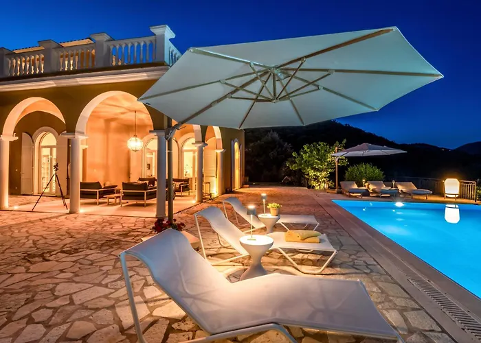 Willa Kronos Estate Lefkada - 5 Star Luxury Mikros Gialos